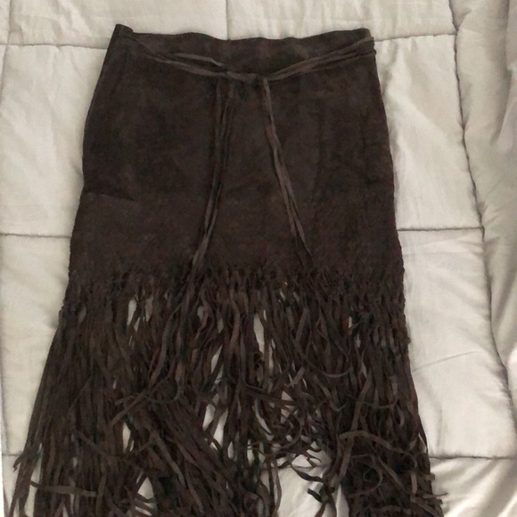 Suede skirt - Picture 4 of 4